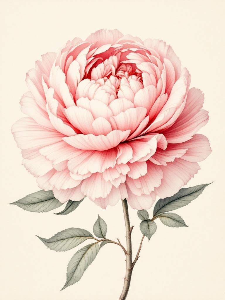 Пион 'Adolphe Rousseau'