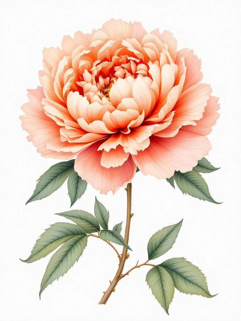 Пион 'Coral Charm'