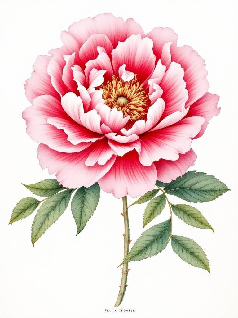 Пион 'Felix Crousse'