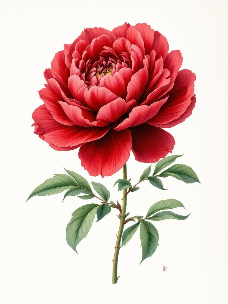 Пион 'Red Charm'