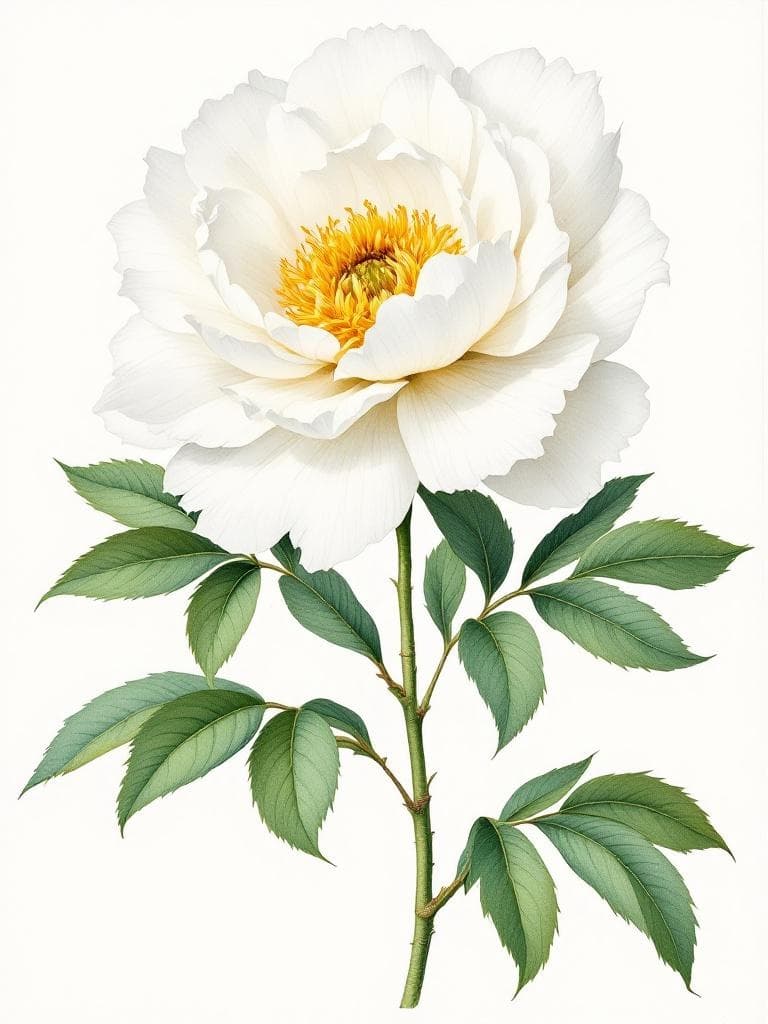 Пион 'Duchesse de Nemours'